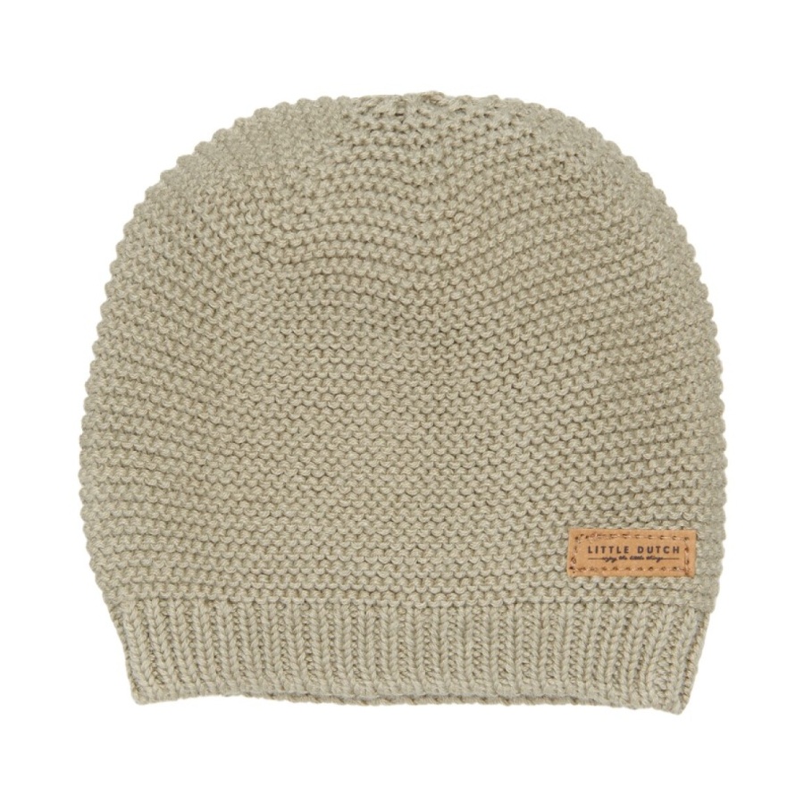 ropa-littledutch-gorro-punto-oliva-01